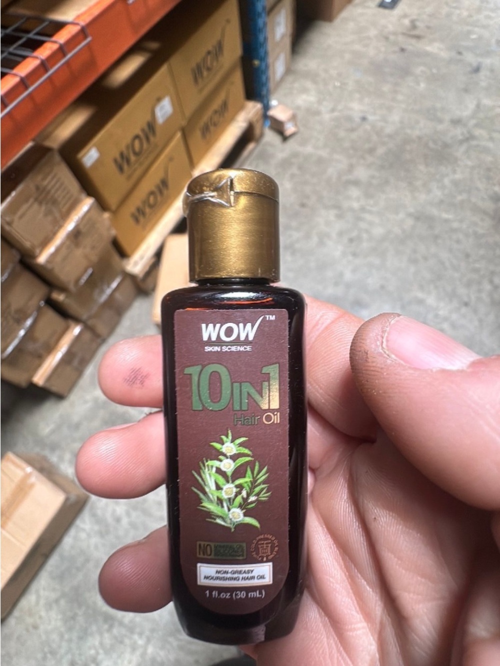 WOW 10-in-1 Hair Oil - Nourishing Treatment (Brown/Gold)